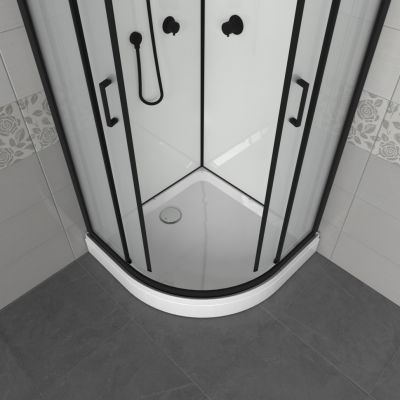 Душевая кабина Triton Прайм-Блэк-Вельвет А 90х90 низкий поддон